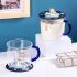 CHIC MUG FANTAISIE EN VERRE AVEC COUVERCLE