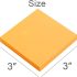 Sticky Notes 3x3 Inches,Bright Orange Self-Stick Pads, Easy to Post for Home
