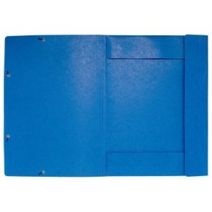 Chemise BLEU 3 Rabats Elastiques Carte Forte LUXUS