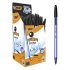 STYLO A BILLE BIC SOFT NOIRE   CRISTAL