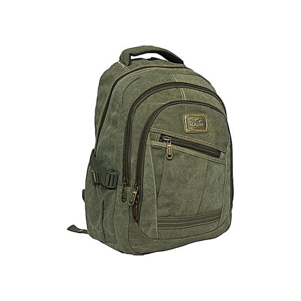 Sac à dos Aladin – Toile canevas coton – Vert