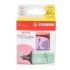 STABILO BOSS MINI PASTEL  DE 3/Vert/Violet/Orange - Surligneur -Marqueur Pastel