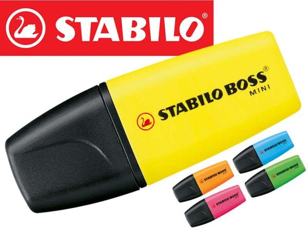 STABILO BOSS MINI - Surligneur Fluo - Marqueur Fluo