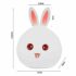 🎆 Veilleuse LED 💡en silicone lapin tactile lampe portable 🎁