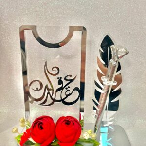 Porte stylo mariage 💍avec rose rouge 🌹🌹