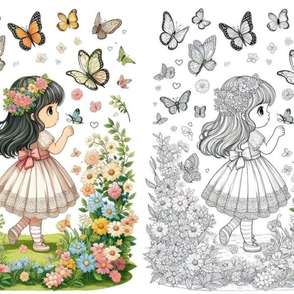 Coloriage selon modèle تلوين حسب المثال
