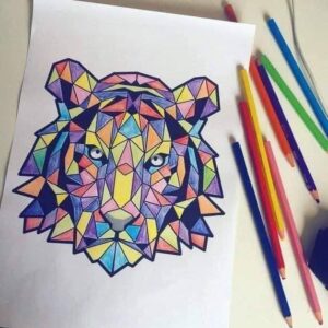 نشاط تلوين بالأجزاء الصغيرة يناسب الأطفال من سن ٩ سنوات 🎨🖌️