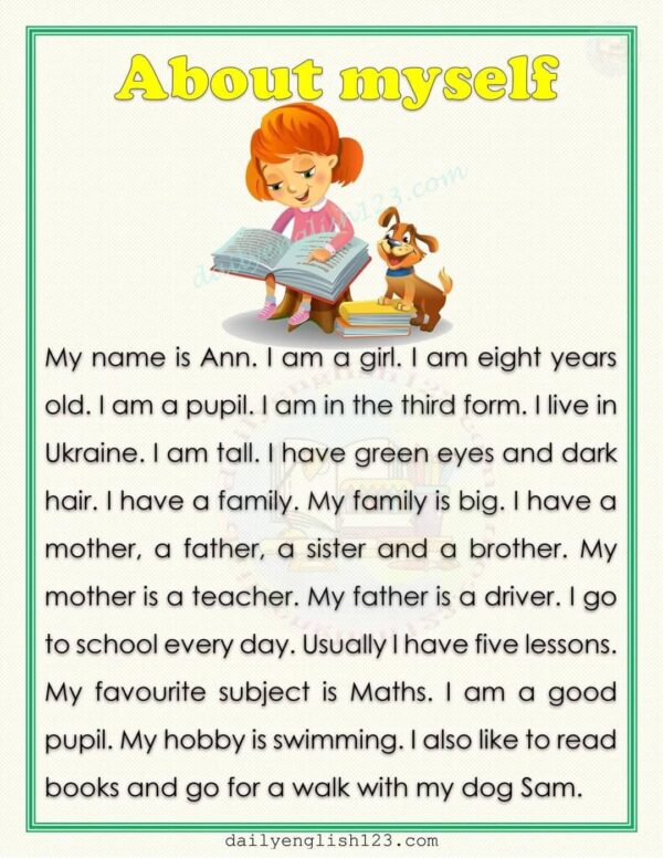 Reading for kids  18 text