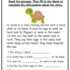 Read and fill in the blank / animals