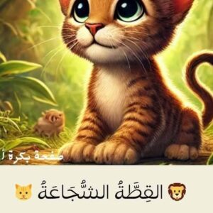 القطة الشجاعة 🐱🐈