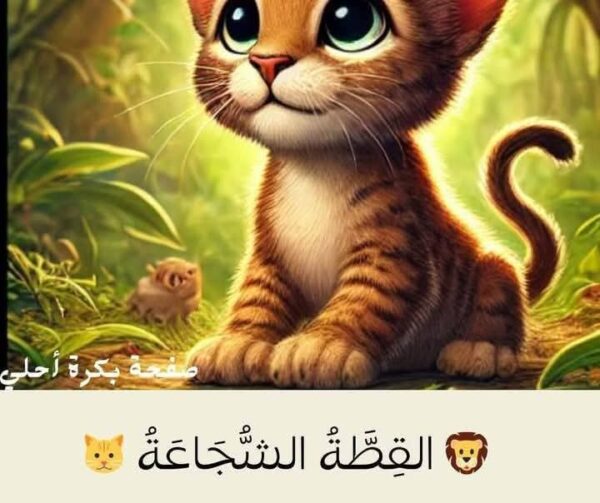 القطة الشجاعة 🐱🐈